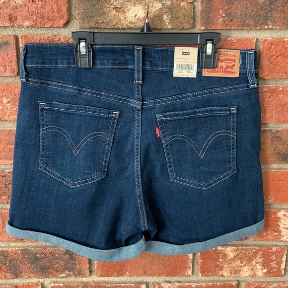 Levi’s Mid Length Cuffed Denim Shorts - Picture 5 of 7